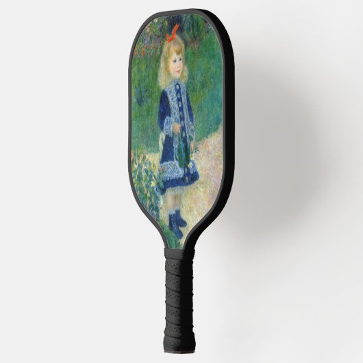 Pierre-Auguste Renoir - Ein Mädchen mit einer Wass Pickleball Schläger (Links)