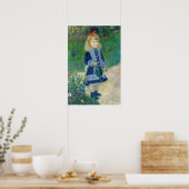Pierre-Auguste Renoir - Ein Mädchen mit einer Wass Poster (Küche)