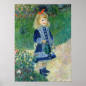 Pierre-Auguste Renoir - Ein Mädchen mit einer Wass Poster (Vorne)