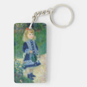 Pierre-Auguste Renoir - Ein Mädchen mit einer Wass Schlüsselanhänger (Rückseite)