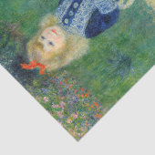 Pierre-Auguste Renoir - Ein Mädchen mit einer Wass Seidenpapier (Ausschnitt)