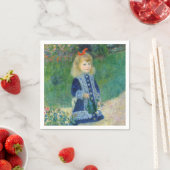 Pierre-Auguste Renoir - Ein Mädchen mit einer Wass Serviette (Beispiel)