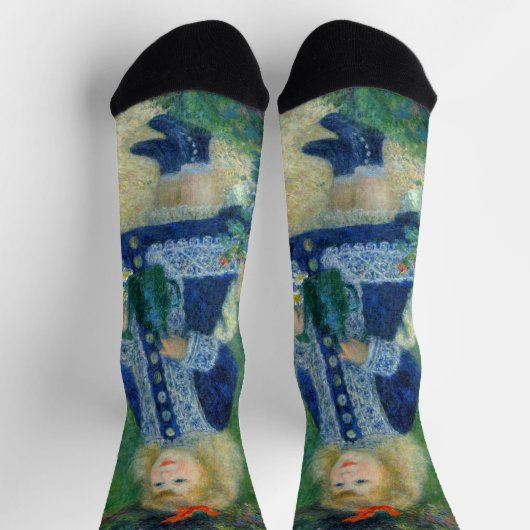 Pierre-Auguste Renoir - Ein Mädchen mit einer Wass Socken (Oben)