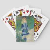Pierre-Auguste Renoir - Ein Mädchen mit einer Wass Spielkarten (Rückseite)