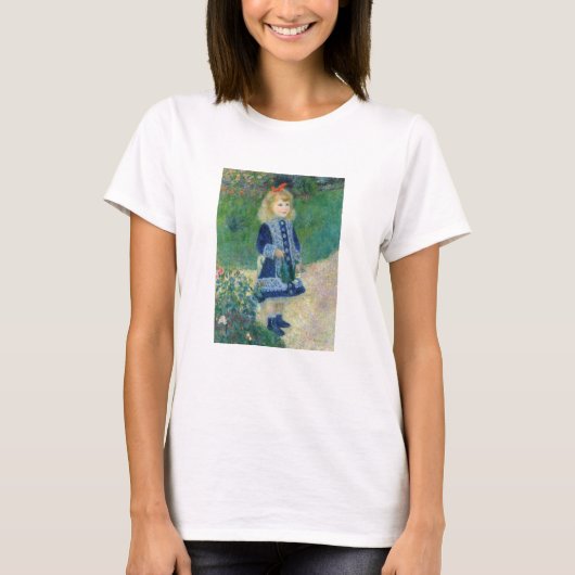 Pierre-Auguste Renoir - Ein Mädchen mit einer Wass T-Shirt (Vorderseite)