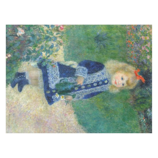 Pierre-Auguste Renoir - Ein Mädchen mit einer Wass Tischdecke (Vorderseite (Horizontal))