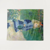 Pierre-Auguste Renoir - Ein Mädchen mit einer Wass Wandteppich (Vorderseite (Horizontal))
