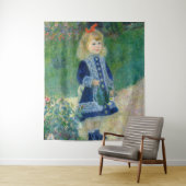 Pierre-Auguste Renoir - Ein Mädchen mit einer Wass Wandteppich (Beispiel)