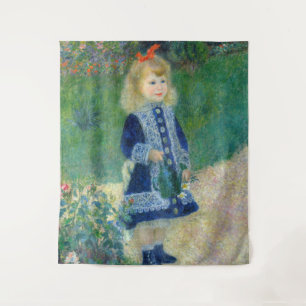 Pierre-Auguste Renoir - Ein Mädchen mit einer Wass Wandteppich
