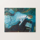 Pierre-Auguste Renoir, Frau am Klavier  Puzzle (Horizontal)