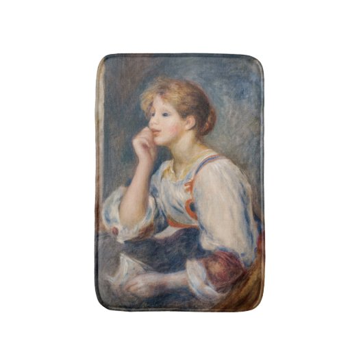Pierre-Auguste Renoir - Frau mit einem Brief Badematte (Vorderseite Vertikal)