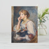 Pierre-Auguste Renoir - Frau mit einem Brief Einladung (Stehend Vorderseite)