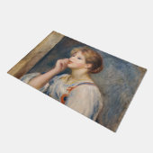 Pierre-Auguste Renoir - Frau mit einem Brief Fußmatte (Schrägansicht)