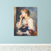 Pierre-Auguste Renoir - Frau mit einem Brief Leinwanddruck (Insitu (Holzboden))