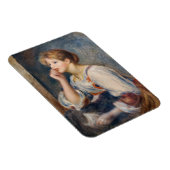Pierre-Auguste Renoir - Frau mit einem Brief Magnet (Rechte Seite)