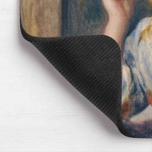 Pierre-Auguste Renoir - Frau mit einem Brief Mousepad (Ecke)