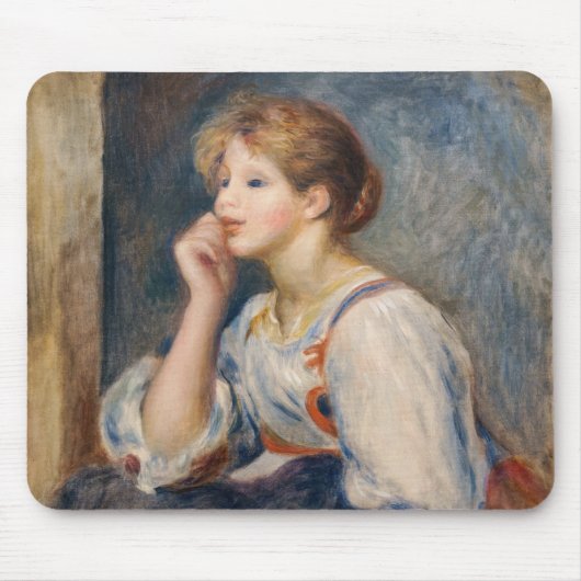 Pierre-Auguste Renoir - Frau mit einem Brief Mousepad (Vorne)