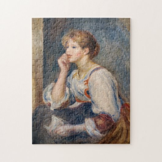 Pierre-Auguste Renoir - Frau mit einem Brief Puzzle (Vertikal)