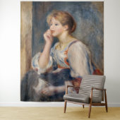 Pierre-Auguste Renoir - Frau mit einem Brief Wandteppich (Beispiel)