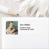 Pierre-Auguste Renoir - Frau mit Katze (Insitu)