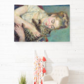 Pierre-Auguste Renoir - Frau mit Katze Banner (InSitu)