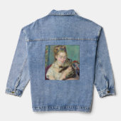 Pierre-Auguste Renoir - Frau mit Katze Jeansjacke (Rückseite)