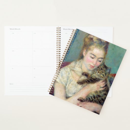 Pierre-Auguste Renoir - Frau mit Katze Planer (Anzeige)