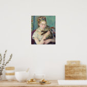 Pierre-Auguste Renoir - Frau mit Katze Poster (Küche)