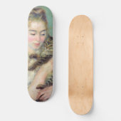 Pierre-Auguste Renoir - Frau mit Katze Skateboard (Vorderseite)