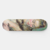 Pierre-Auguste Renoir - Frau mit Katze Skateboard (Horizontal)