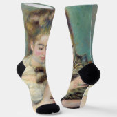 Pierre-Auguste Renoir - Frau mit Katze Socken (Gewinkelt)