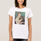Pierre-Auguste Renoir - Frau mit Katze T-Shirt (Vorderseite)