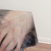 Pierre-Auguste Renoir - Frau mit Katze Tischdecke (Beispiel)