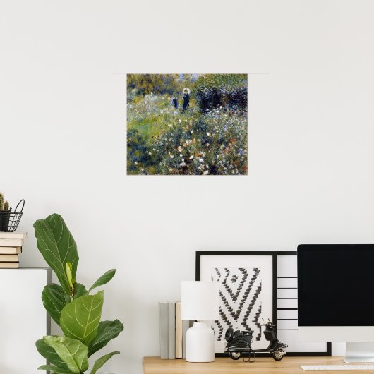 Pierre-Auguste Renoir Frau mit Parasol Poster (Heimbüro)