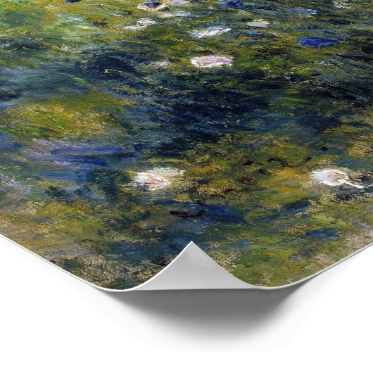 Pierre-Auguste Renoir Frau mit Parasol Poster (Ecke)