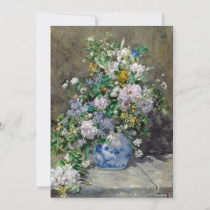 Pierre-Auguste Renoir - Frühlingsstrauß Einladung