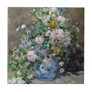 Pierre-Auguste Renoir - Frühlingsstrauß Fliese