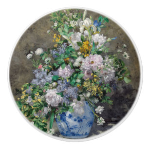 Pierre-Auguste Renoir - Frühlingsstrauß Keramikknauf