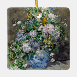 Pierre-Auguste Renoir - Frühlingsstrauß Keramikornament