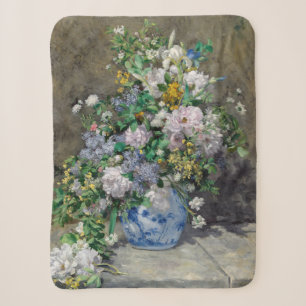 Pierre-Auguste Renoir - Frühlingsstrauß Sherpadecke