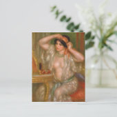 Pierre Auguste Renoir | Gabrielle im Spiegel Postkarte (Stehend Vorderseite)