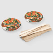 Pierre-Auguste Renoir Geraniums and Cats Fächer (Non-assembled)