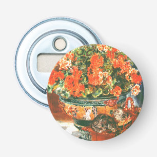 Pierre-Auguste Renoir Geraniums and Cats Flaschenöffner