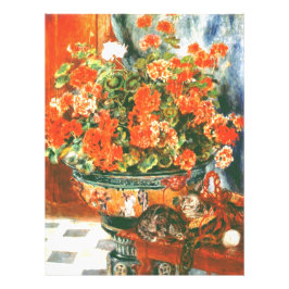 Pierre-Auguste Renoir Geraniums and Cats Fotodruck