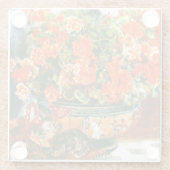 Pierre-Auguste Renoir Geraniums and Cats Glasuntersetzer (Rückseite)