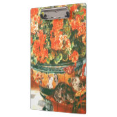 Pierre-Auguste Renoir Geraniums and Cats Klemmbrett (Links)