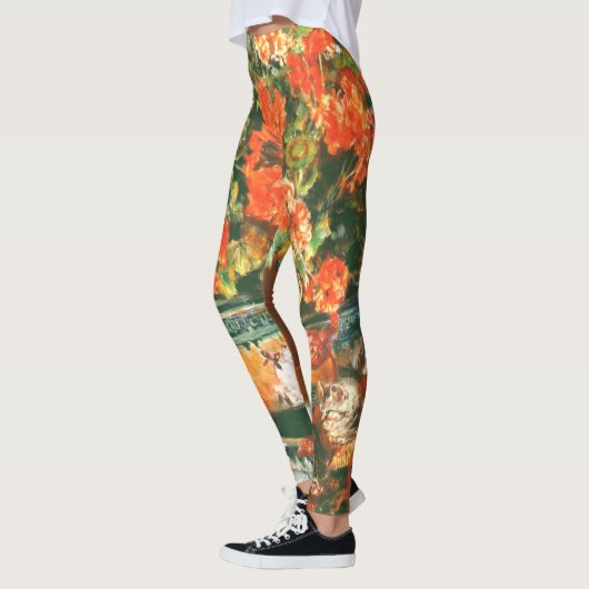 Pierre-Auguste Renoir Geraniums and Cats Leggings (Links)