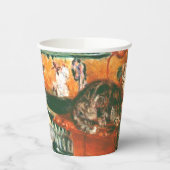 Pierre-Auguste Renoir Geraniums and Cats Pappbecher (Links)