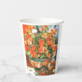 Pierre-Auguste Renoir Geraniums and Cats Pappbecher (Rückseite)