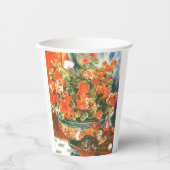 Pierre-Auguste Renoir Geraniums and Cats Pappbecher (Vorderseite)